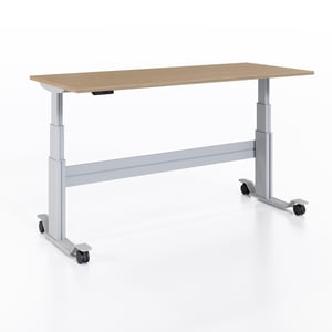 Elegante XT caster base electric standing desk by RightAngle