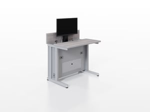 Delta View convertible computer lab and training table by RightAngle